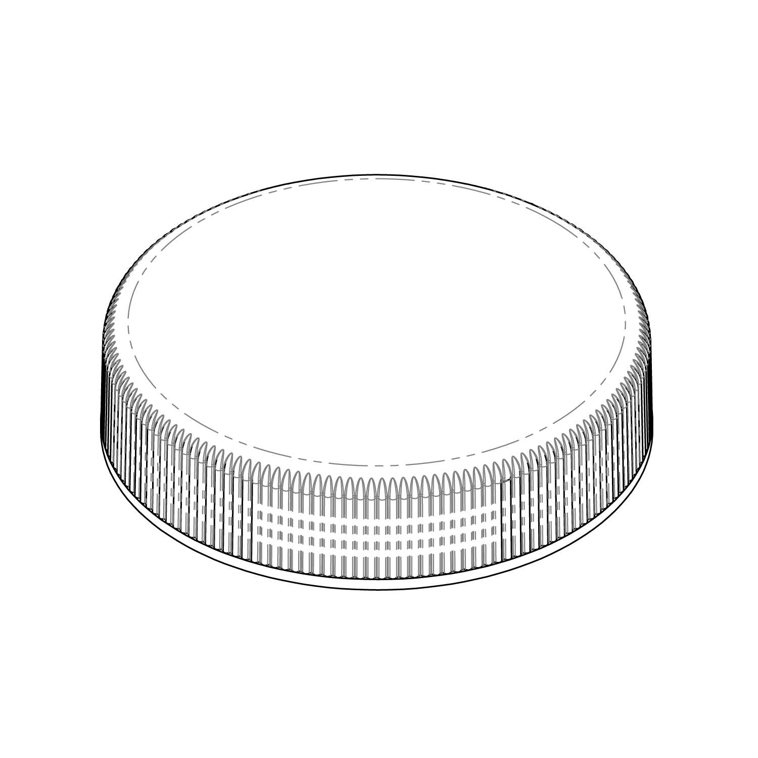 43mm flat cap